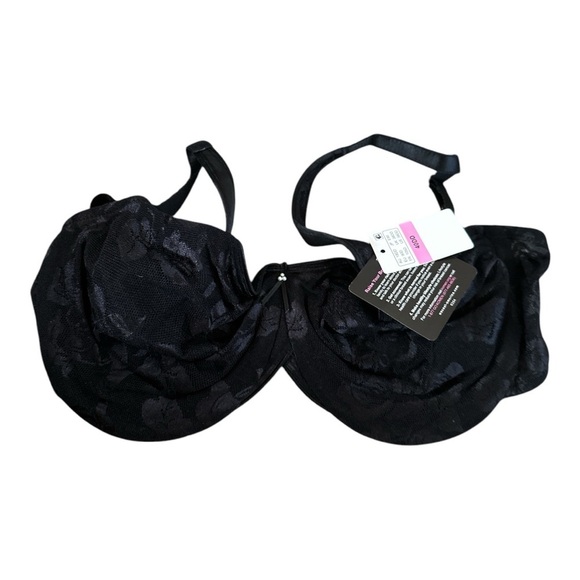 Wacoal Awareness Full Figure Underwire Bra 40DD or 38D Black - 85567 - NWT - Picture 4 of 9